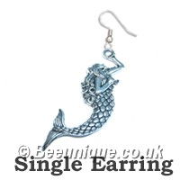 Hanging Mermaid SINGLE Earring